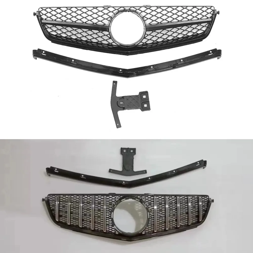 For Mercedes-Benz C-Class W204 C63 AMG 2008-2014 ABC High-Quality Racing Car Front Bumper Grille Performance Replacement Part view 3