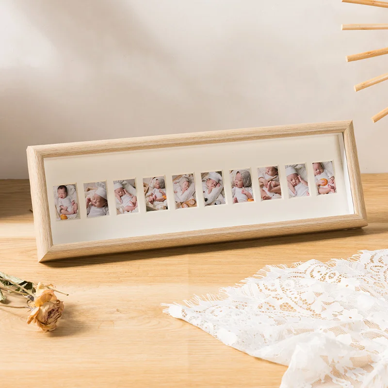 Homemade Handmade 10-Square Mini Photo Frame Setting, Suitable for Flower and Plant Specimen Decoration (Photo Frame Only)