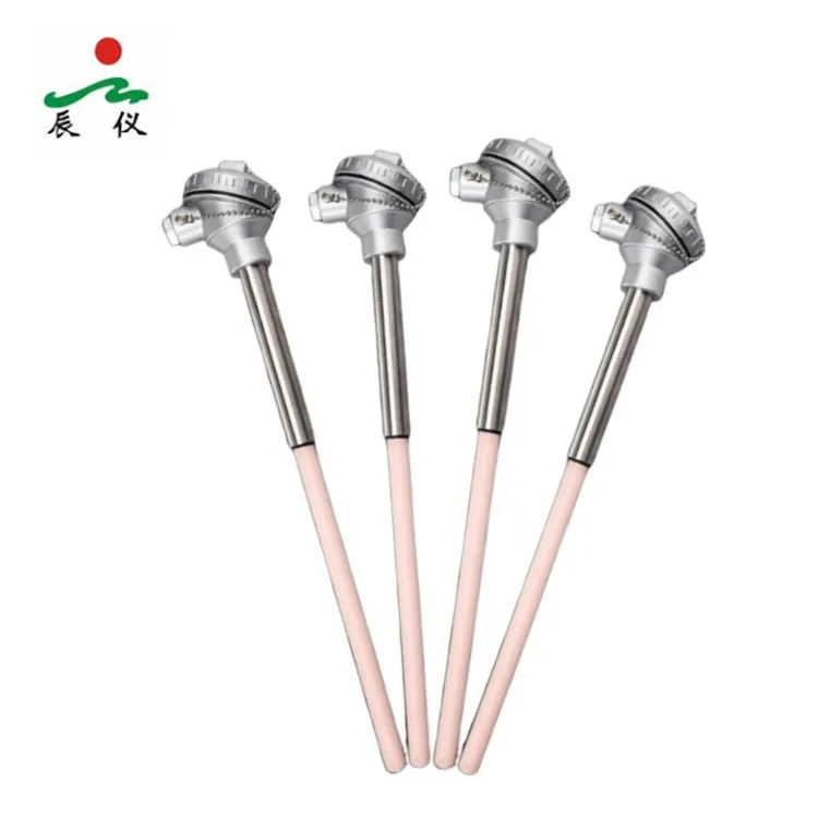 Sensor de termopar PT100 tipo K de alta temperatura para horno cerámico 2372 Fahrenheit termopar de WRP-100 de 1300 grados