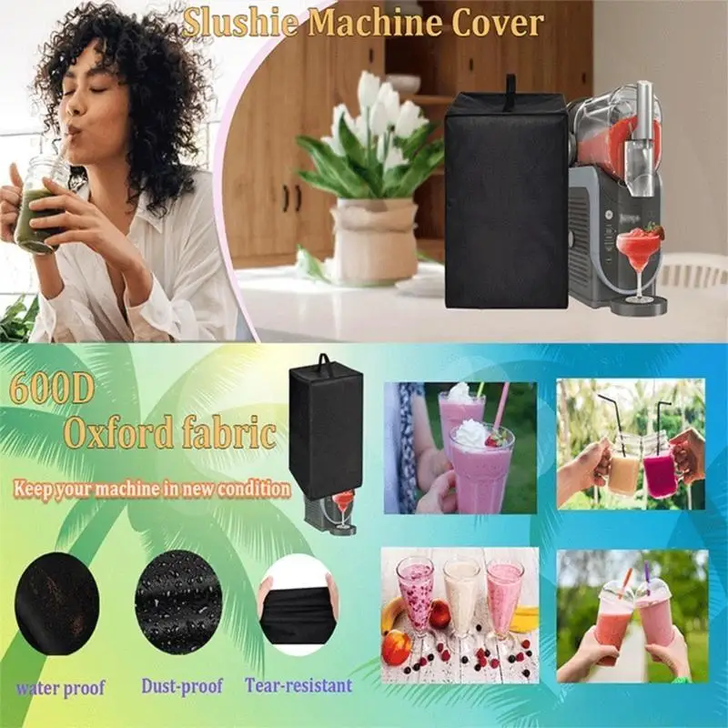 D0AB Waterproof Cover Flexible Mixer Cover Blenders Cover Mixing Machine Cover 600D Oxford Cloth Texture Suitable for Mixers