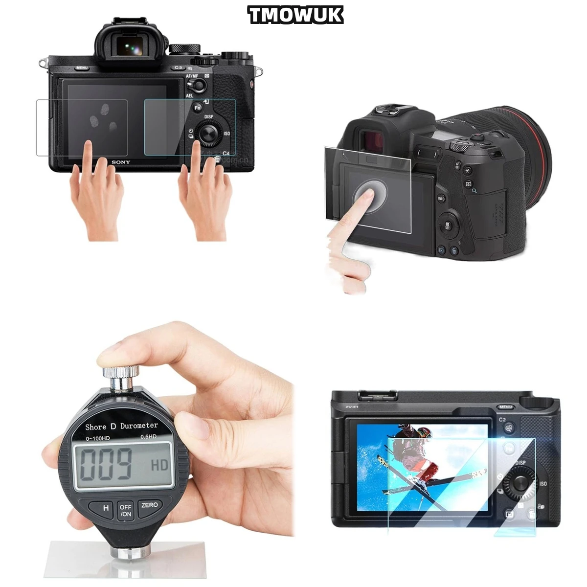 

9H Hardness Tempered Glass For Sony A7 A7R A7S HX300 HX400 - Crystal Clear, Anti-Scratch, Lifetime Warranty