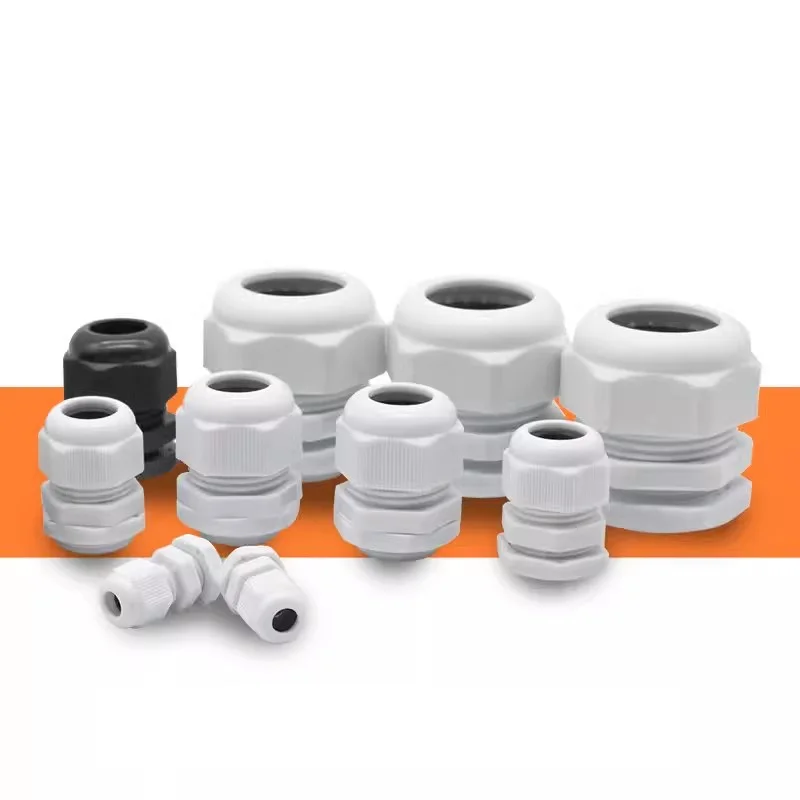 IP68 Nylon Cable Glands PG 7 9 11 13.5 16 19 21 25 29 36 High Quality Wire Plastic Waterproof Connector Cable Joints