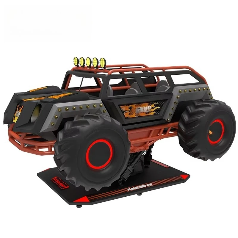 VR Shooting Simulator 5D Off Road Arcade Games 6-person Roller Coaster Driving Simulator Virtual Reality Dynamic 9D Game Machine view 4