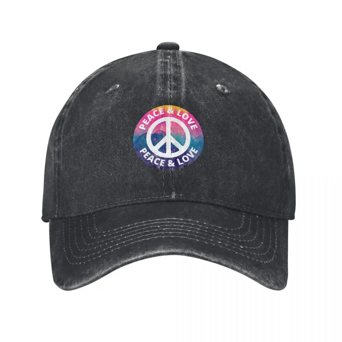 Peace and love tie dye Bucket Hat Baseball Cap Sun Hat For Children Golf Cap fishing hat Women's Beach Outlet 2025 Men's