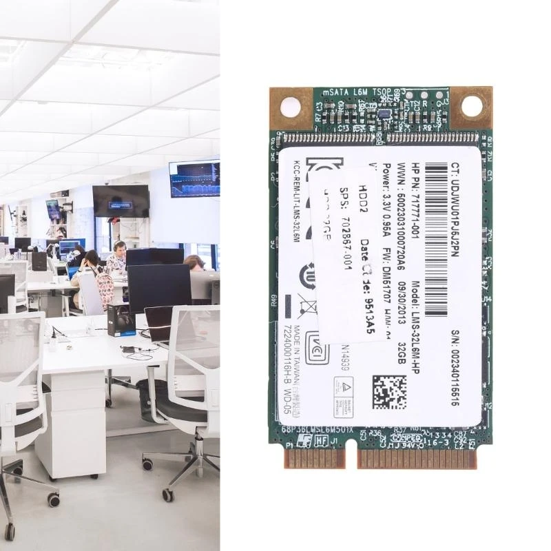 Msata 32GB Internal Solid Hard Drive Mini Sata SSD Disk Transfer Data Cepat dan Stabilitas