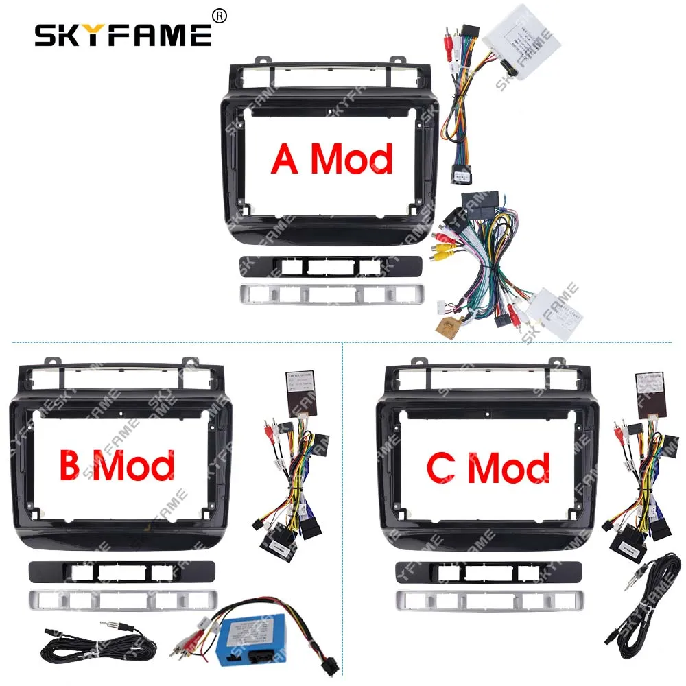 

SKYFAME, автомобильная рамка, адаптер Canbus, Android, стандартная панель для Volkswagen Touareg