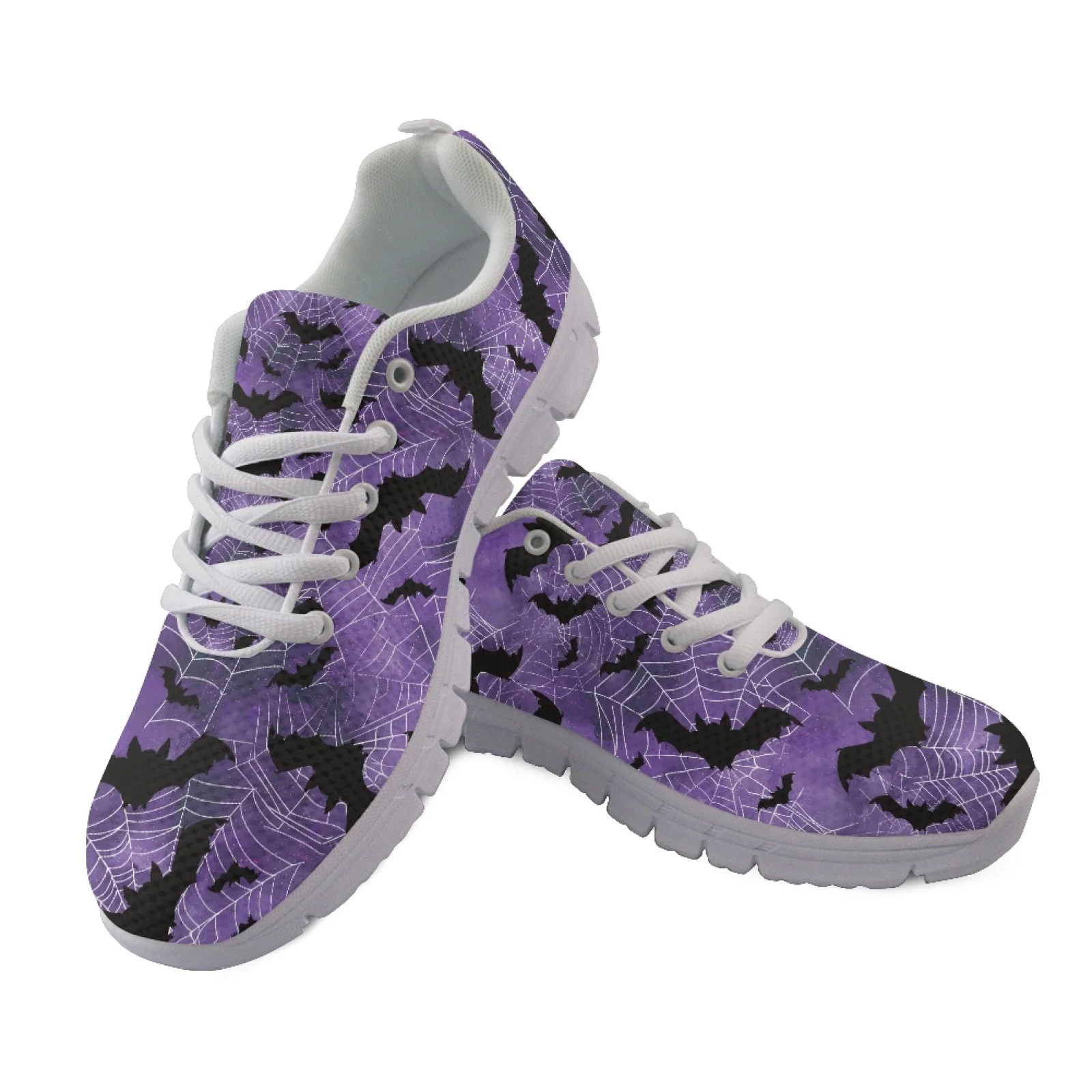 Coloranimal Spider web Lace Up Walking Sneakers for Women Mesh & EVA Sole Athletic Tennis Shoe 2026 Trending