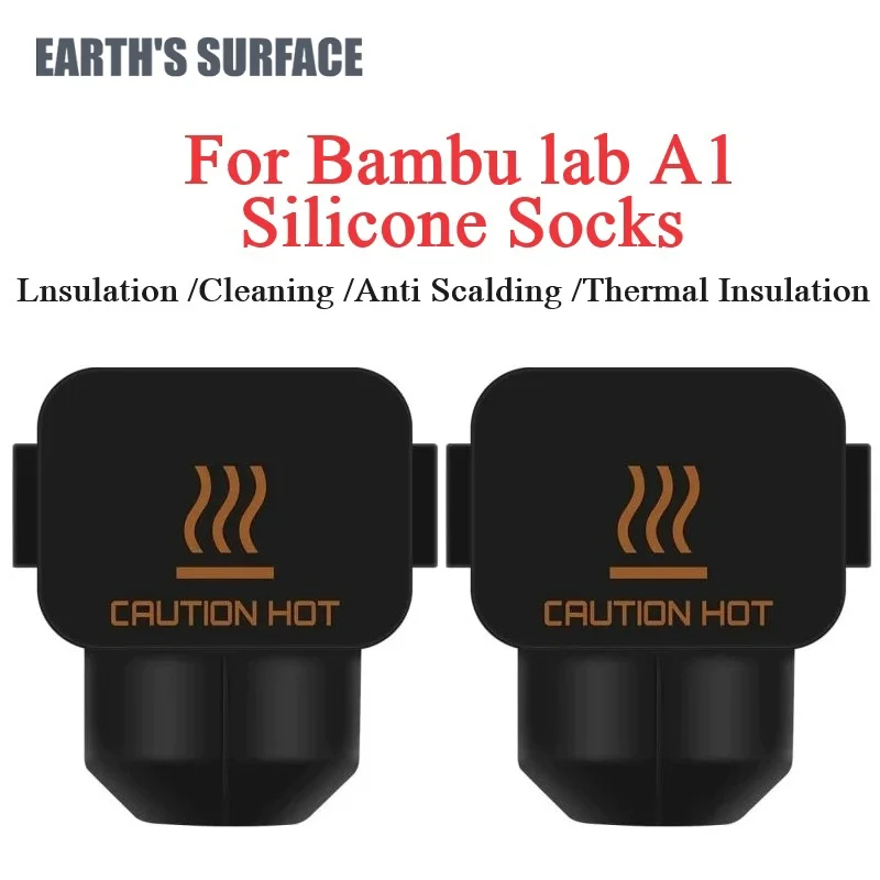 

Детали для принтера Bambu lab A1, силиконовые носки для Bambu lab A1 mini Hotend, теплоизоляция, фотообложка, 3 шт./5 шт.