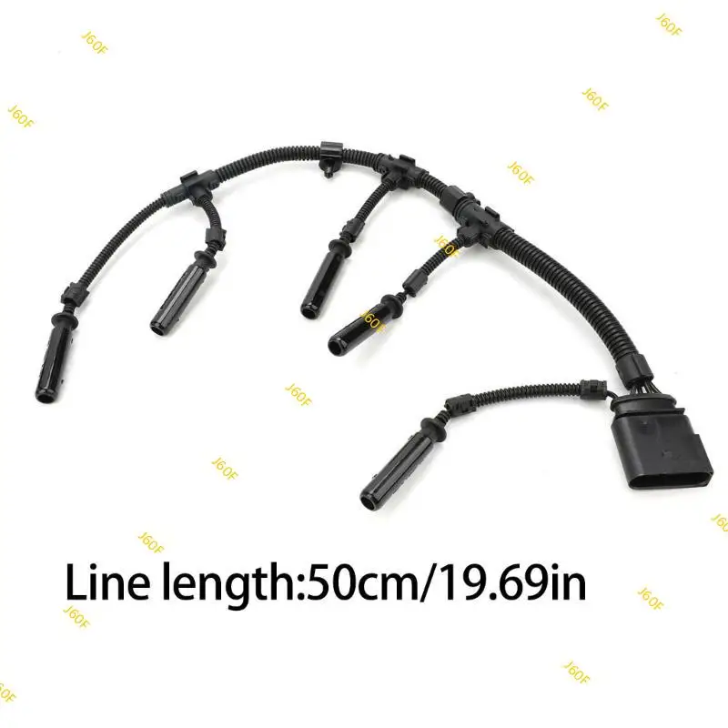 

J60F Glow Plug Bridge Wiring Harness 070971277B 299220 for 2.0 2.5 2003-2010 Glow Plug Connector Replacement
