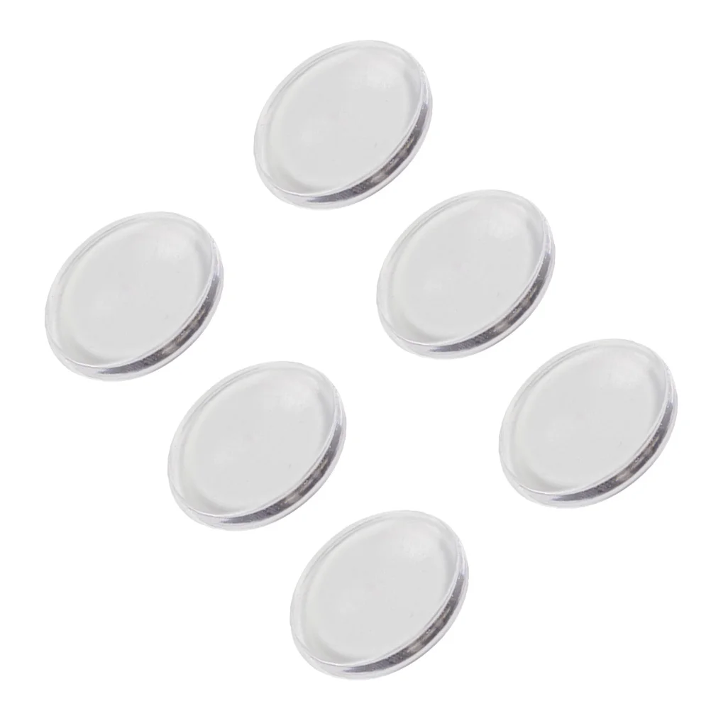 

6pcs Eyelash Pads Silicone Holder Durable Smooth Surface Long-Lasting Glue Lash Extension Tools Lashes Pallet Eyelash Gasket