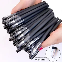 23Pcs Gel Pens + Refills Set School Supplies Black Blue Red Ink Tip 0.5mm Kawaii Ballpoint Pen Students School Office Stationery