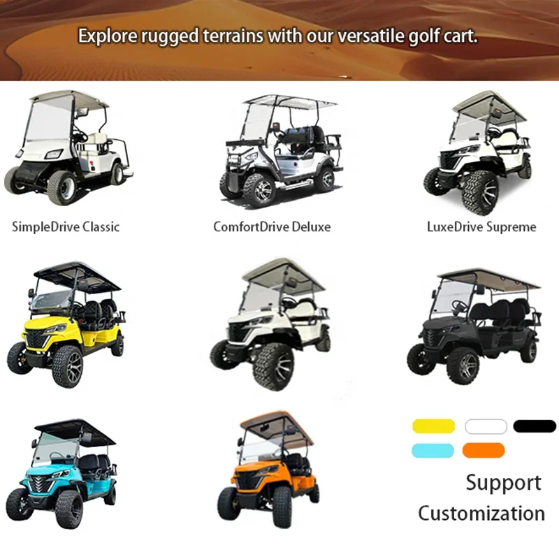 China Wholesale Cheap Price Low Speed Carros De Golf Cart Car Scooter Supplier Manufacturers