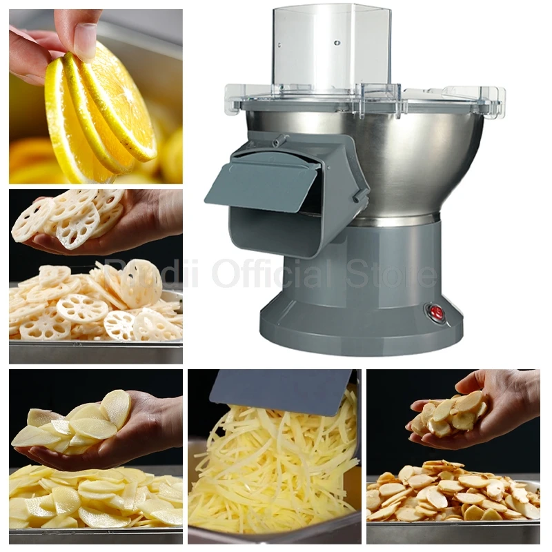200W 110V/220V Electric Vegetable Cutter Home Multifunctional Fruit Slicer Good Commercial Automatic Potato Shredder for Home