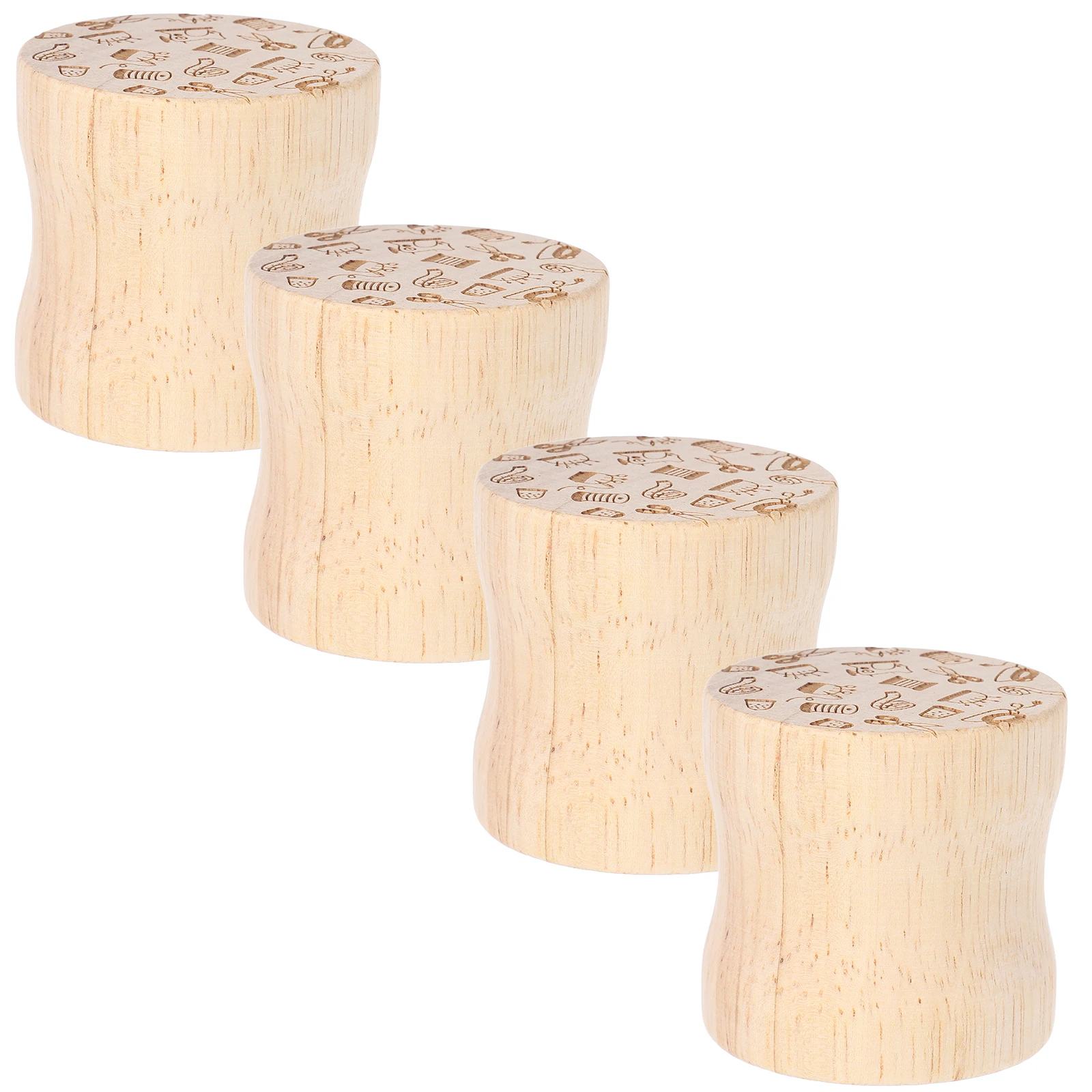 

4pcs Wooden Tailor Clapper For Quilting Sewing Fabric Stabilization Wrinkle Prevention Seam Flattening Tool Dressmaking Cloth