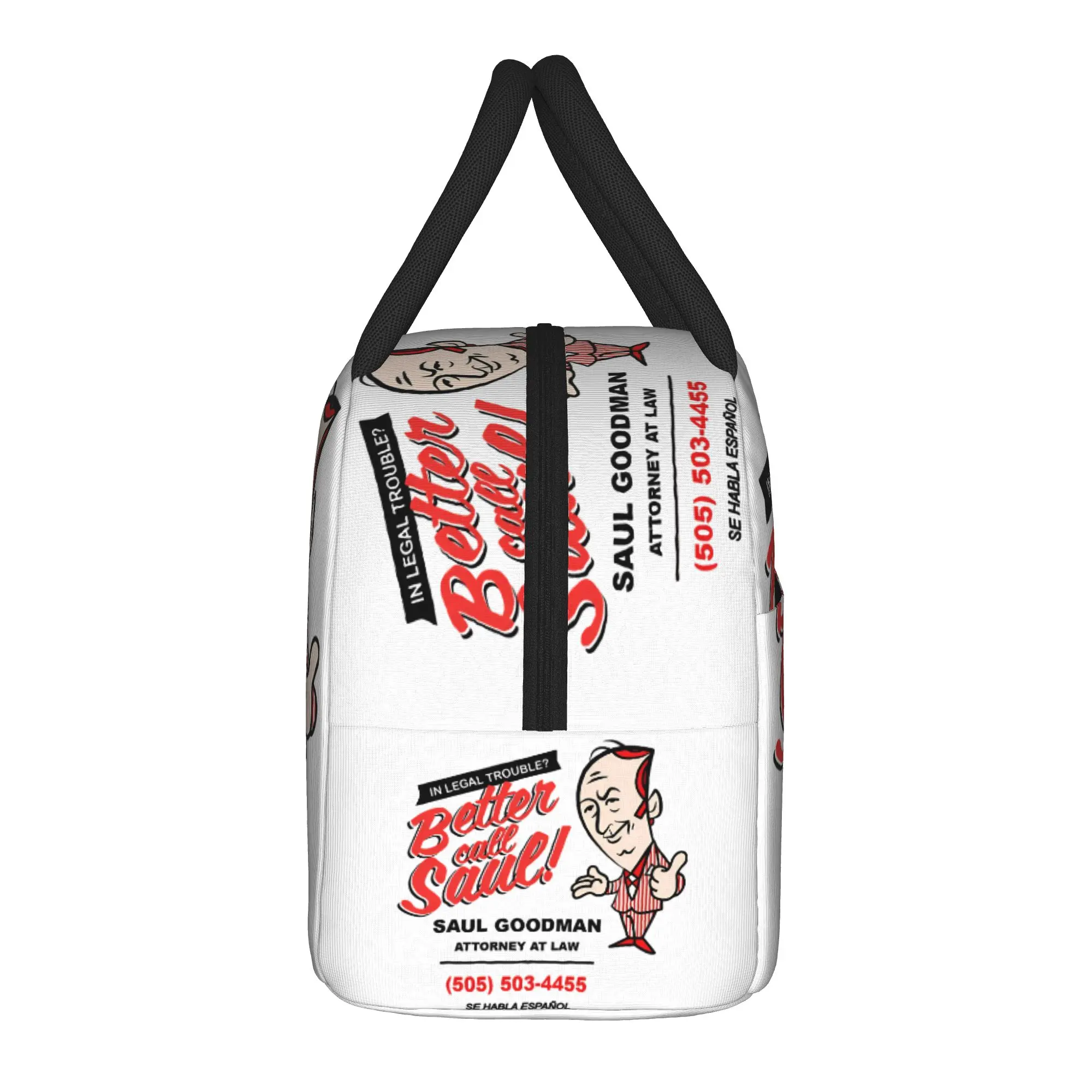 Better Call Saul Breaking Bad Lunch Bag  Convenient Lunch Box Girls Travel Designer Cooler Bag Vintage Waterproof Tote Food Bags