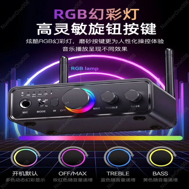 PX Chase 5.3 Bluetooth Receiver Amplifier Audio Microphone Input Audiophile Lossless Audio Transmitter Adapter