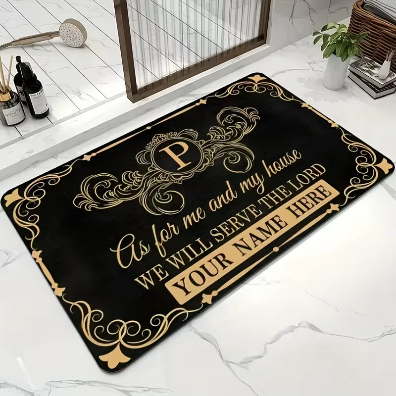 Religious Slogan Door Mat 