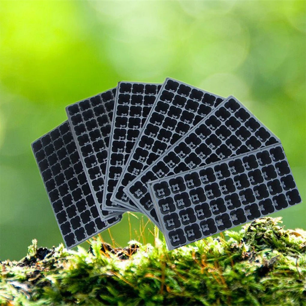 

10pieces Seedling Tray For Various Gardening Purposes And PVC Plant Flower Pots Plant Grow Tray