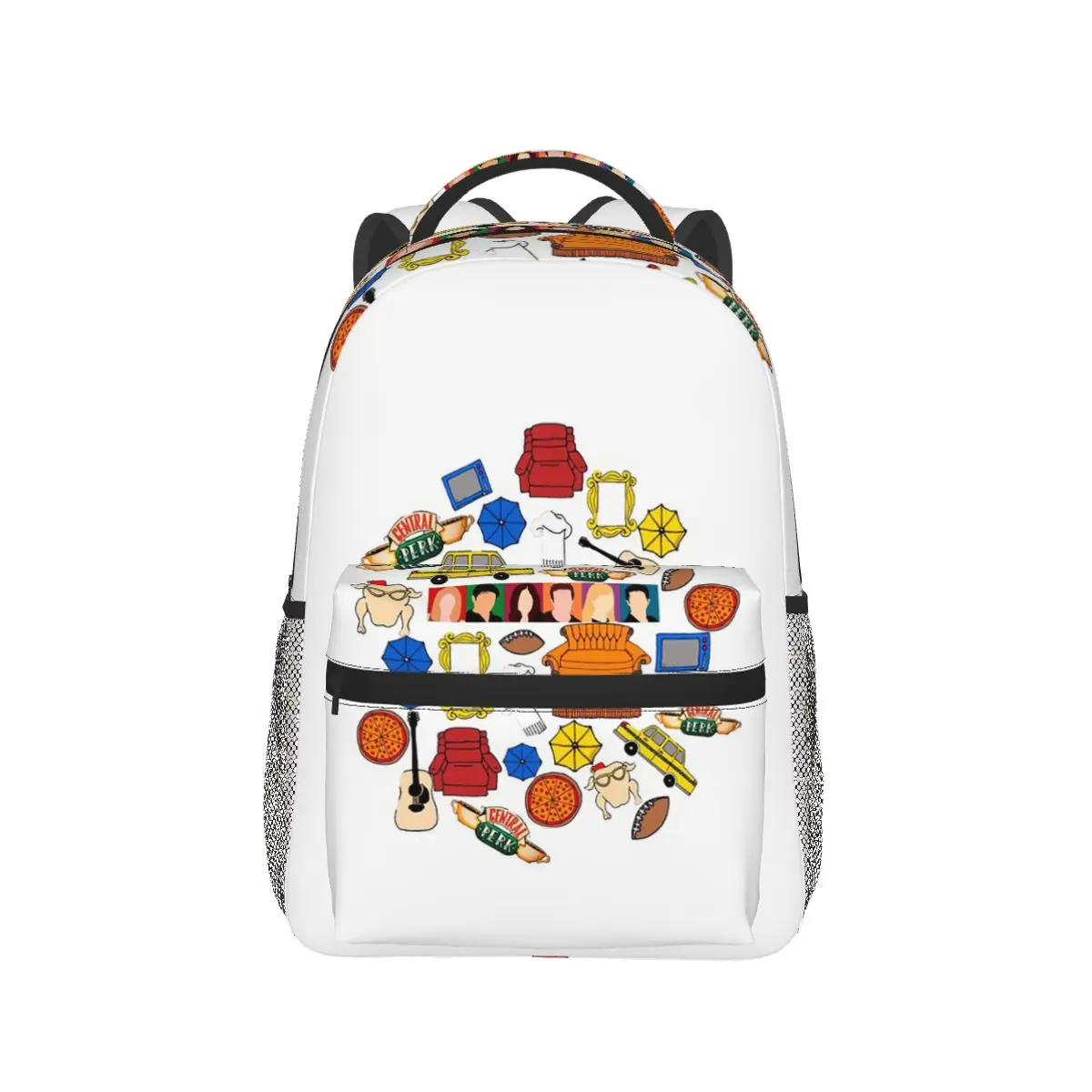 

Everything Friends Backpack Hot Sale Daypack Large Capacity Boys Girls BookBag School Bag Shoulder Bags for Men Women