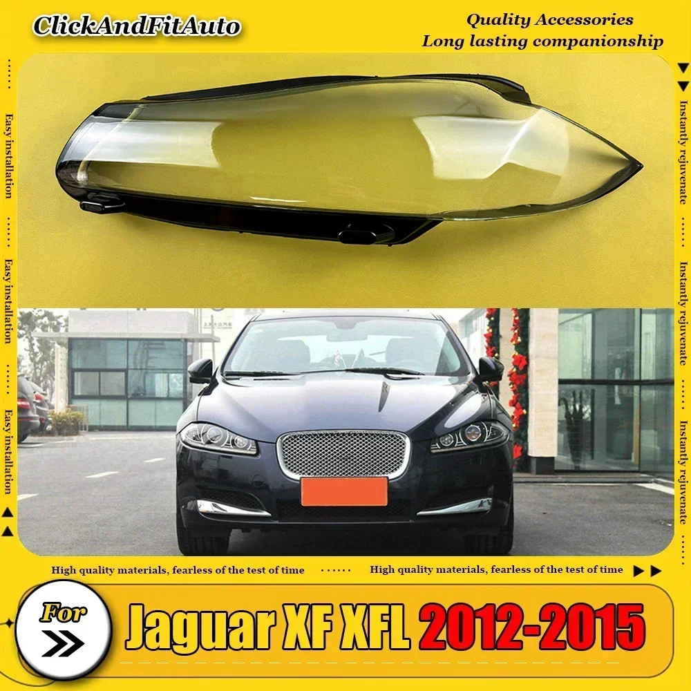 

For Jaguar XF XFL 2012-2015 Front Headlamp Lamp Cover Headlight Shell Transparent Lens Replace The Original Lampshade Plexiglass