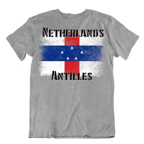 Netherlands Antilles flag Tshirt T-shirt Tee top city map stunning original gift