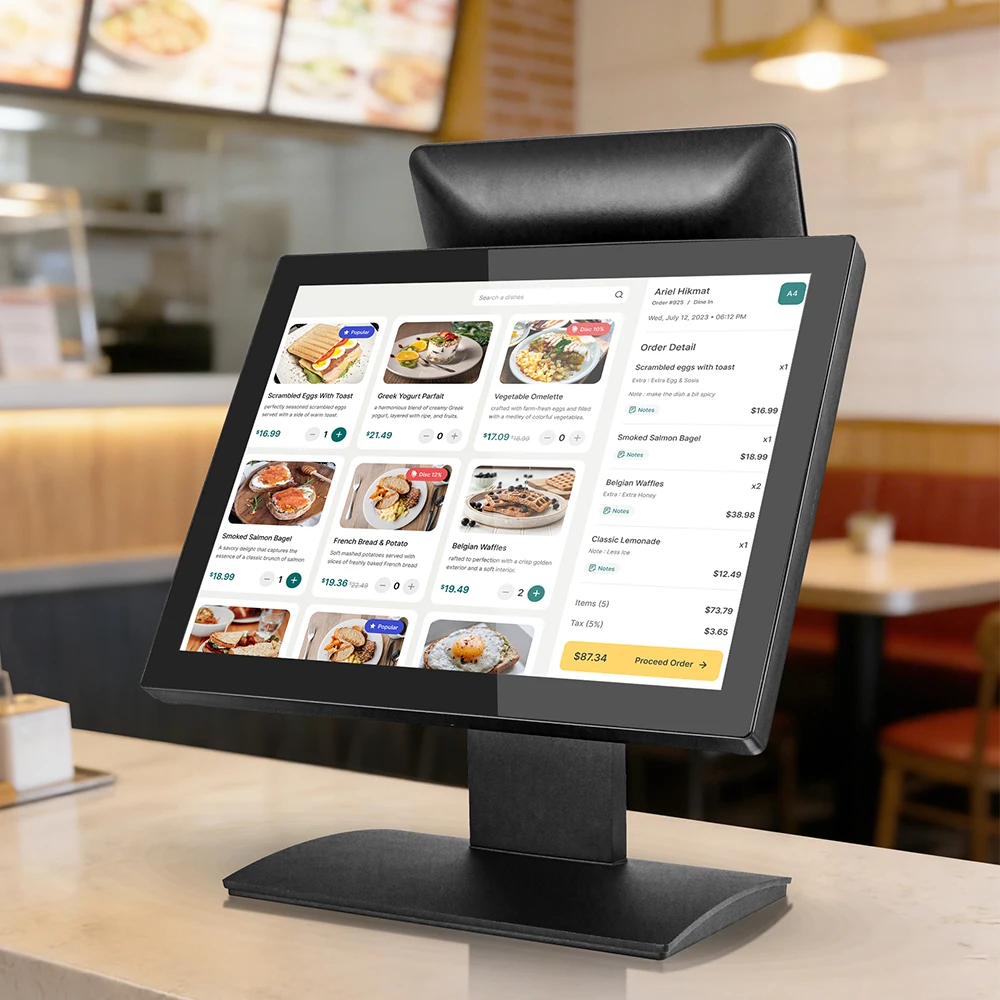 

15 Inch All-In-One POS System Fully Functional Android 11/14 Windows10/11 Touch Screen Pos Cash Register POS Machine