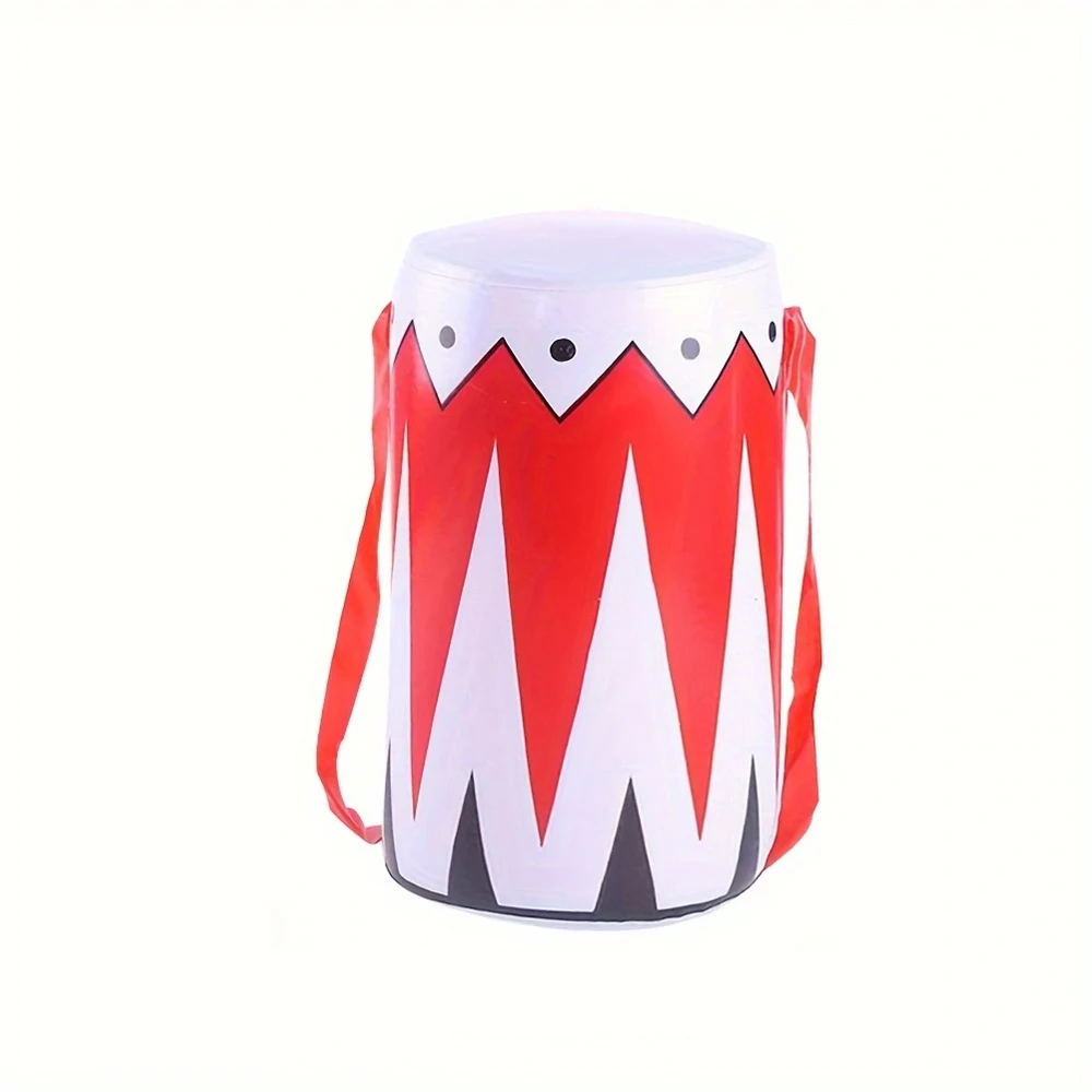 Juguete de tambor inflable de Pvc, instrumento Musical inflable, globo para fiesta, 1 unidad