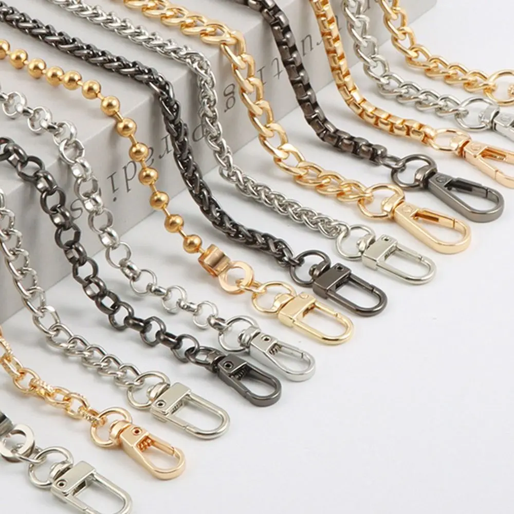 

Fashion 120cm Bag Chains Replacement Metal Alloy Handbag Handle Chain Purse Chain Belt