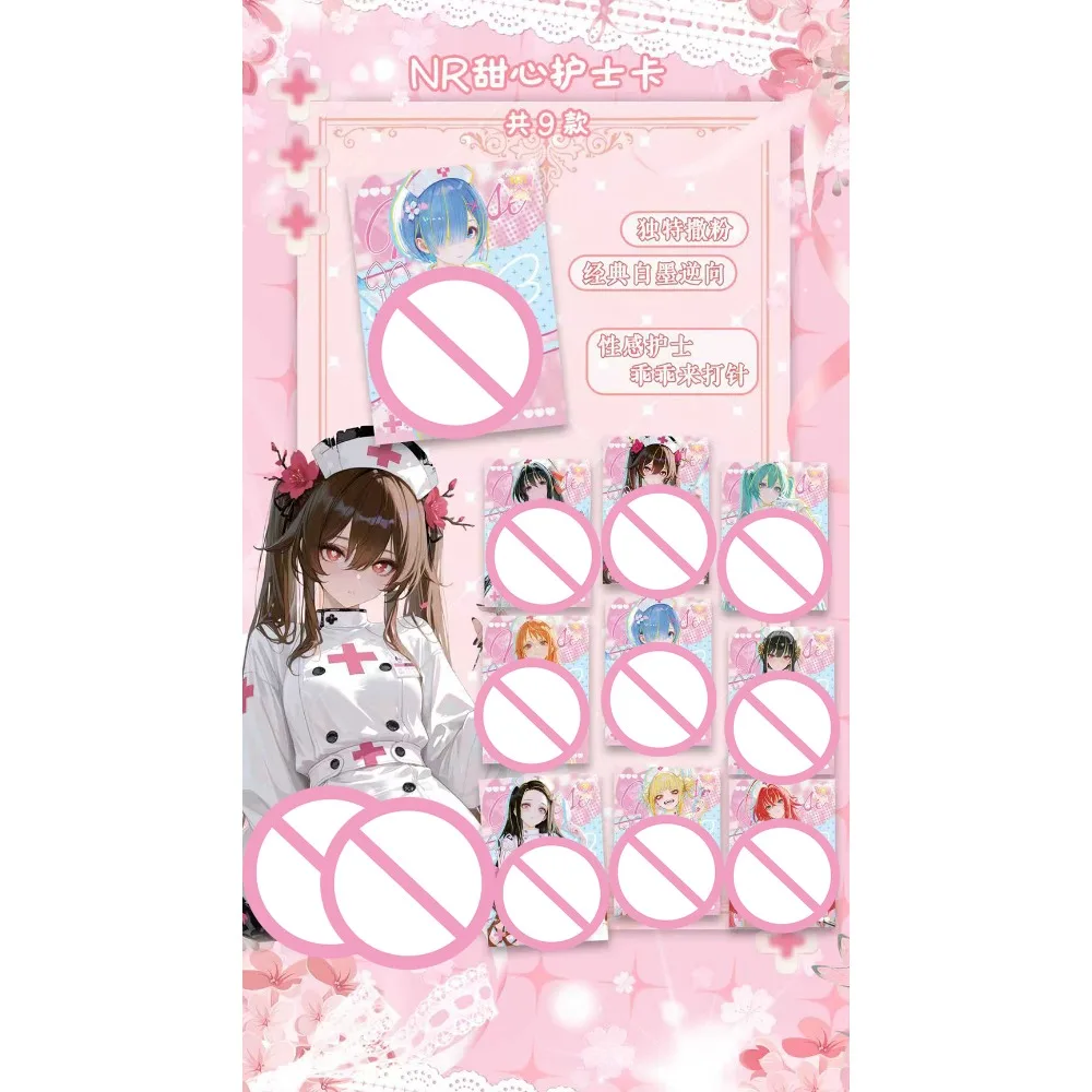 Carta da collezione Dream of Desir Ragazzo come una popolare ragazza anime Rem Infermiera creativa Vestire un regalo di festival di carte di personaggi attraenti