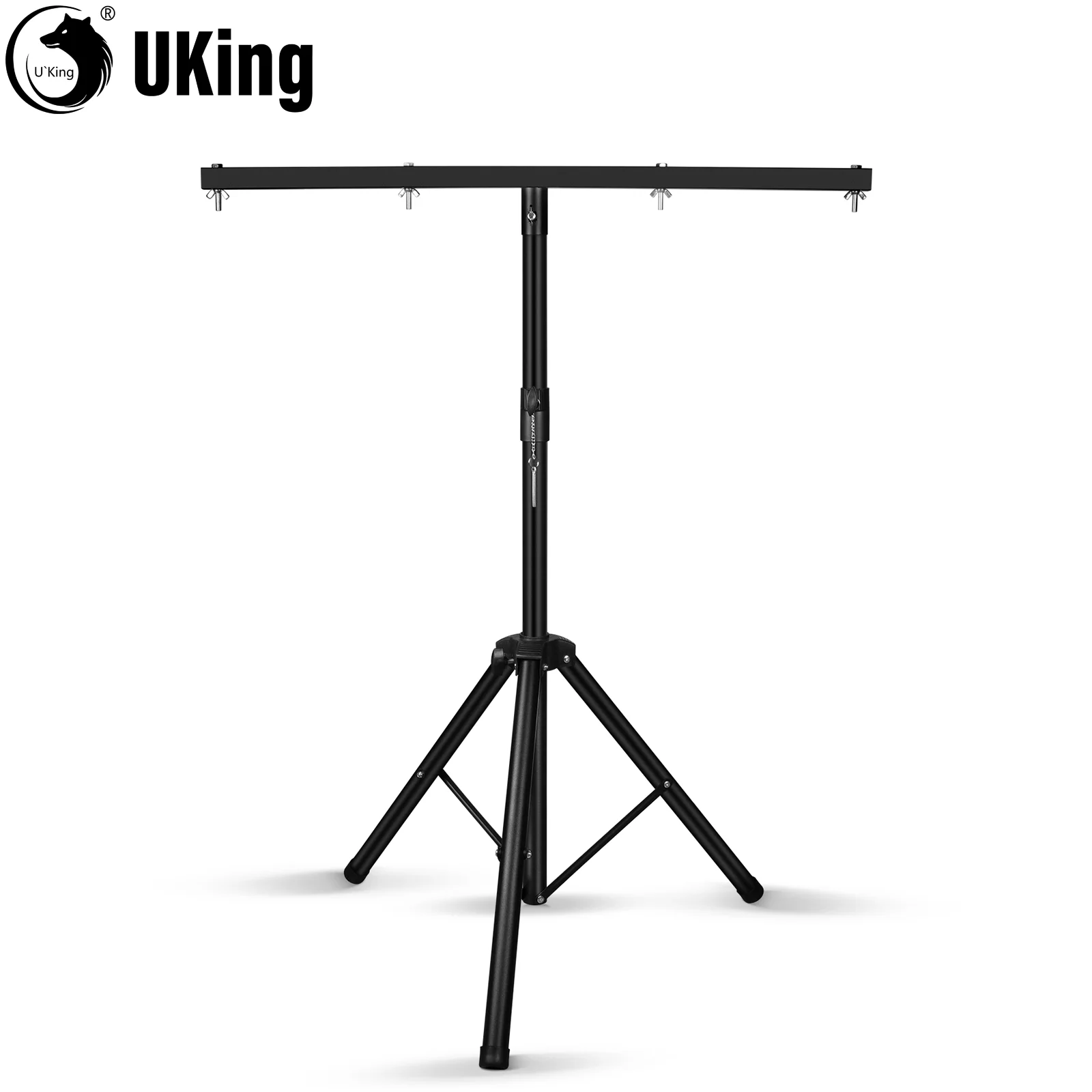 U`King T-shaped Stand DJ Light Stand Stage Lighting Bracket Pro Audio Adjustable Tripod Stand For Par/Cans/Wash Lights