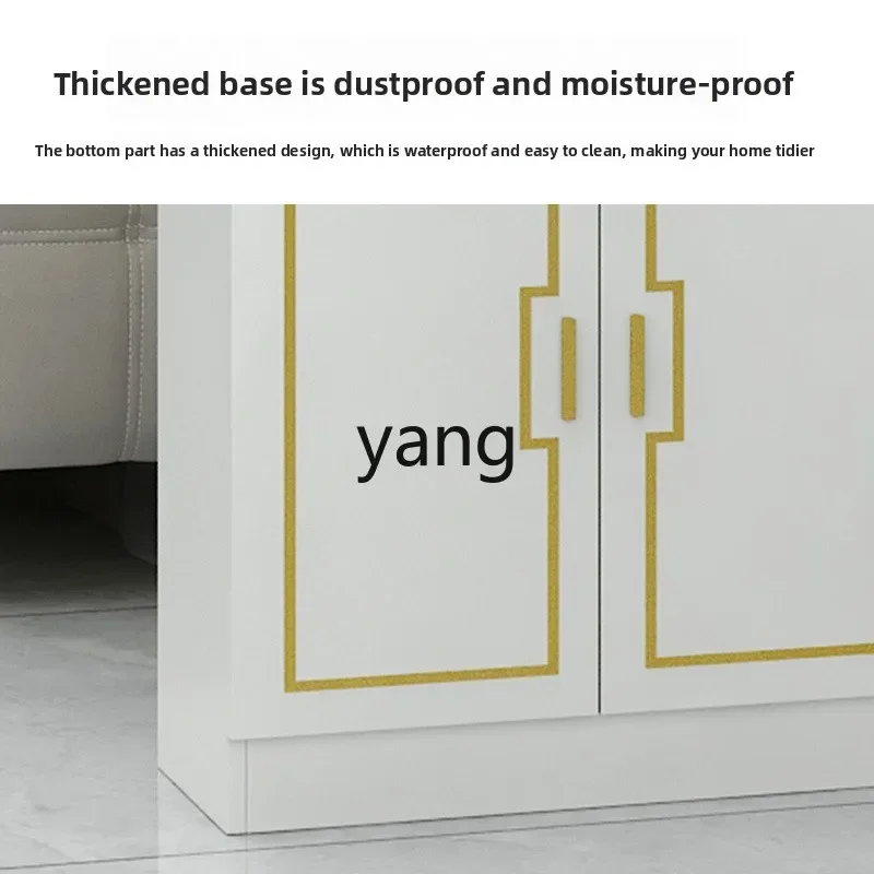 LMM porch cabinet living room partition rack shoe cabinet screen integrated simple wine cabinet