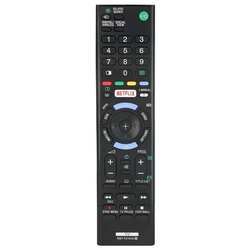 For RMT-TX101A Sony-TV-Remote-Control-Replacement With NETFLIX Button, For Sony TV KDL-32W700C KDL-40W700C KDL-48W700C