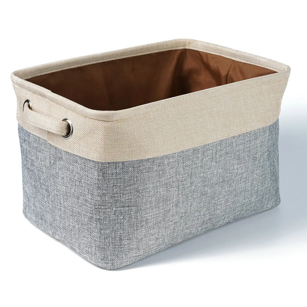 

Dirty Clothes Storage Box Folding Laundry Basket Portable Clothes Organizer Home Sundries Container Cotton Linen Basket