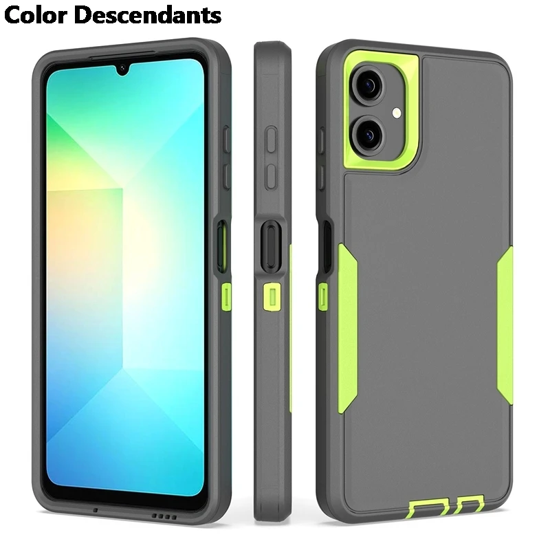 For Samsung Galaxy A06 Case Galaxy A 06 SM-A065F SM-A065M Shockproof Matte Phone Bumper Hybrid Cover GalaxyA06 Samsung A06 Cases