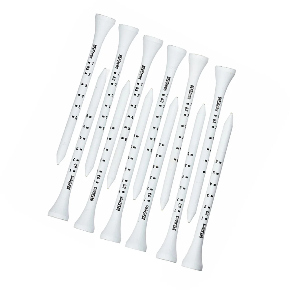 50 قطعة جولف خشبي 83 مللي متر مقياس تصميم متين خفيف الوزن صديق للبيئة ملحقات التدريب في الهواء الطلق تيز الخشب تيز