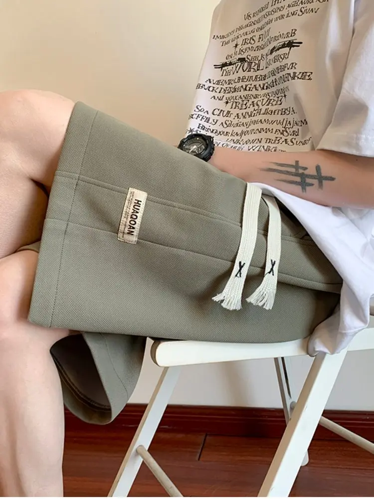 

Новые мужские спортивные брюки 2024 года: тонкие, модные, в американском стиле, свободного кроя, дышащие, летние, молодежные, повседневные