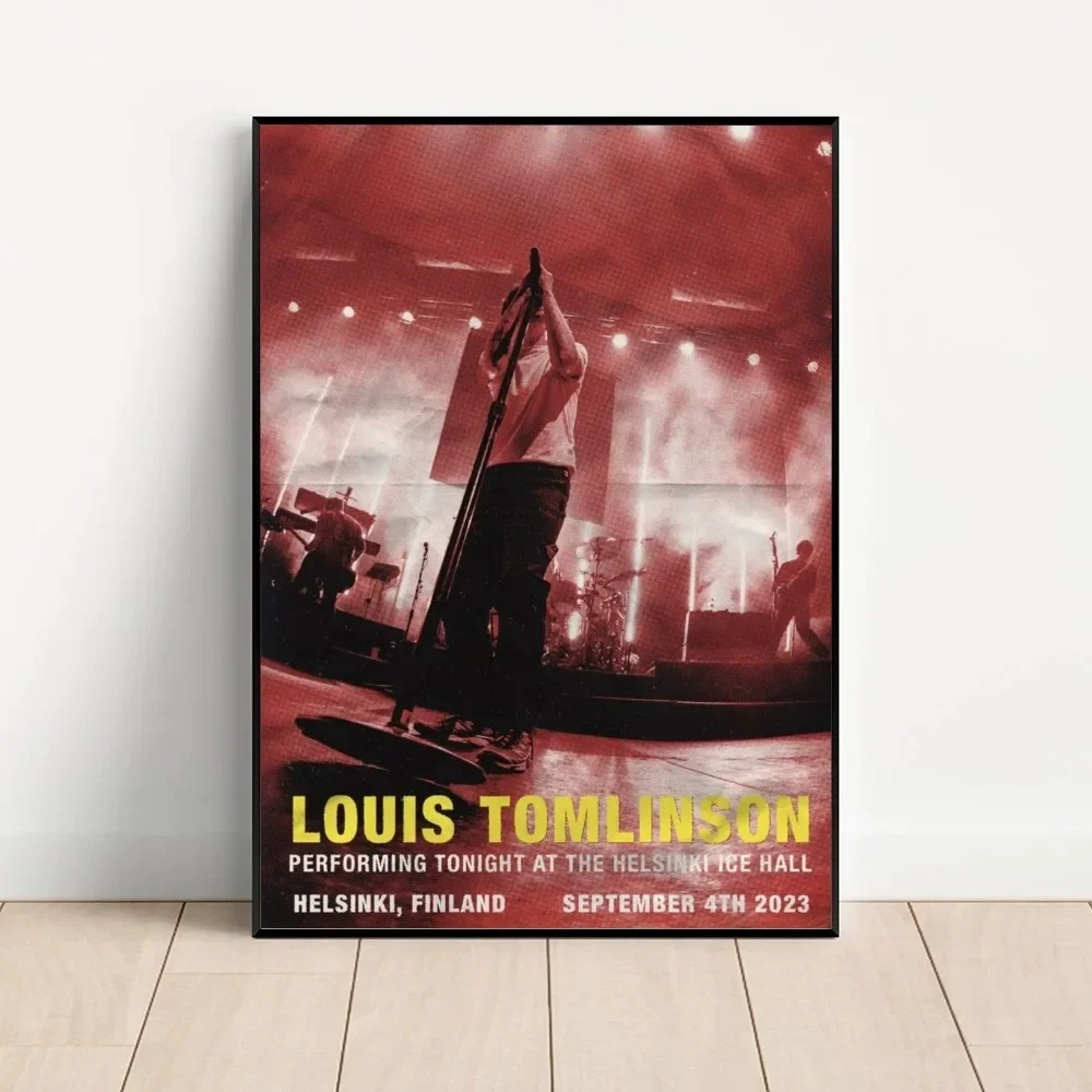 L-Louis Hot Singer Tomlinsons Poster Kraft Club Bar Paper Vintage Poster Wall Art Painting Bedroom Study Stickers