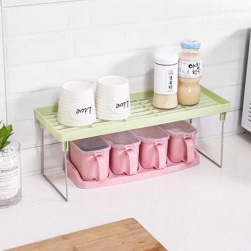 Storage Shelf 3 Tier Detachable Makeup Organizer Bathroom Storage Rack Floor Storage Rack Kitchen Spice Bottle Storage Rack