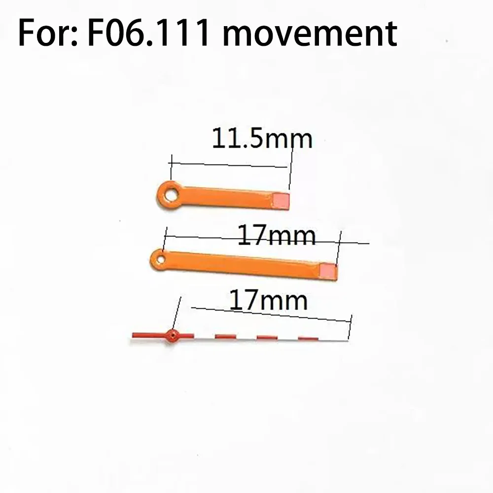 

Watch Accessories Movement Hands Suitable For Quartz Watch F06.111 Movement Hour Minute Second Hands A Set