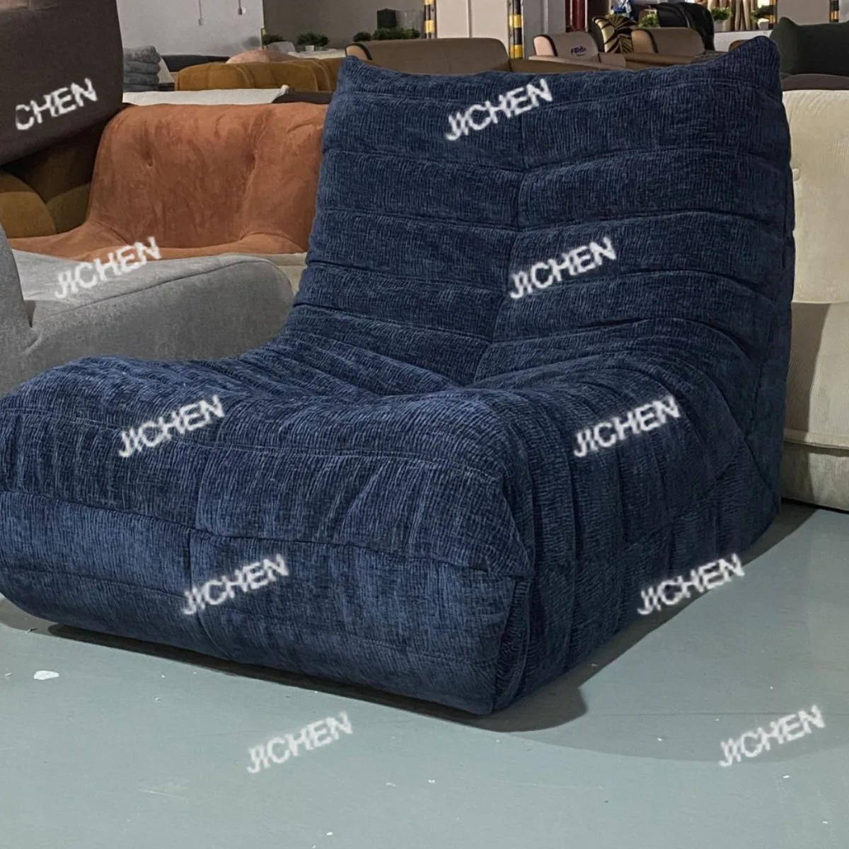 

Italian fabric sofa vacuum compression module straight single seat multi-function foreign trade lazy wind