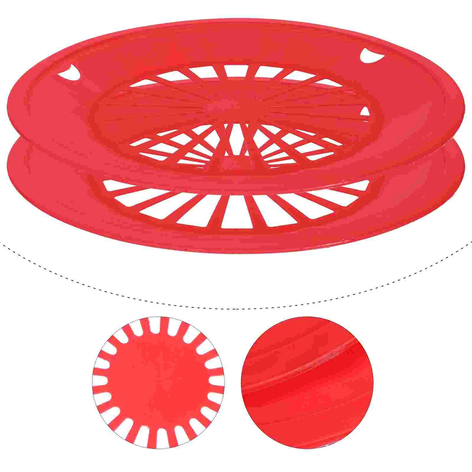 

10 Pcs Grill Plate BBQ Supplies Paper Holder Utensil Party Reusable Plastic Accessories Travel Plates Cold smoke generator Food