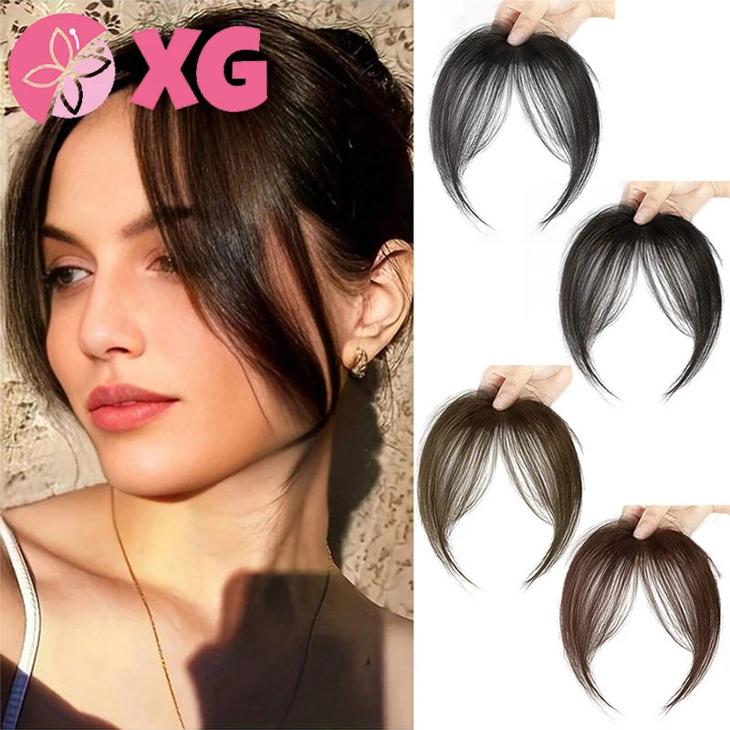 

Air bangs wig pieces for women's top of the head, natural forehead, French false bangs patches