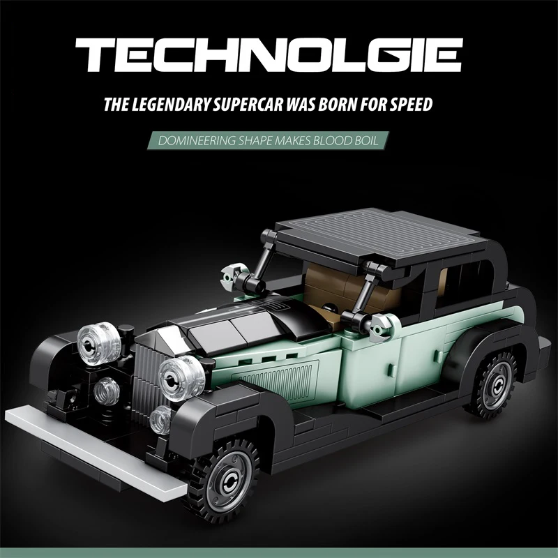 

Черно-зеленые старые игрушки из строительных блоков для автомобилей, 8 ЛИТЕР, 249 ШТ.