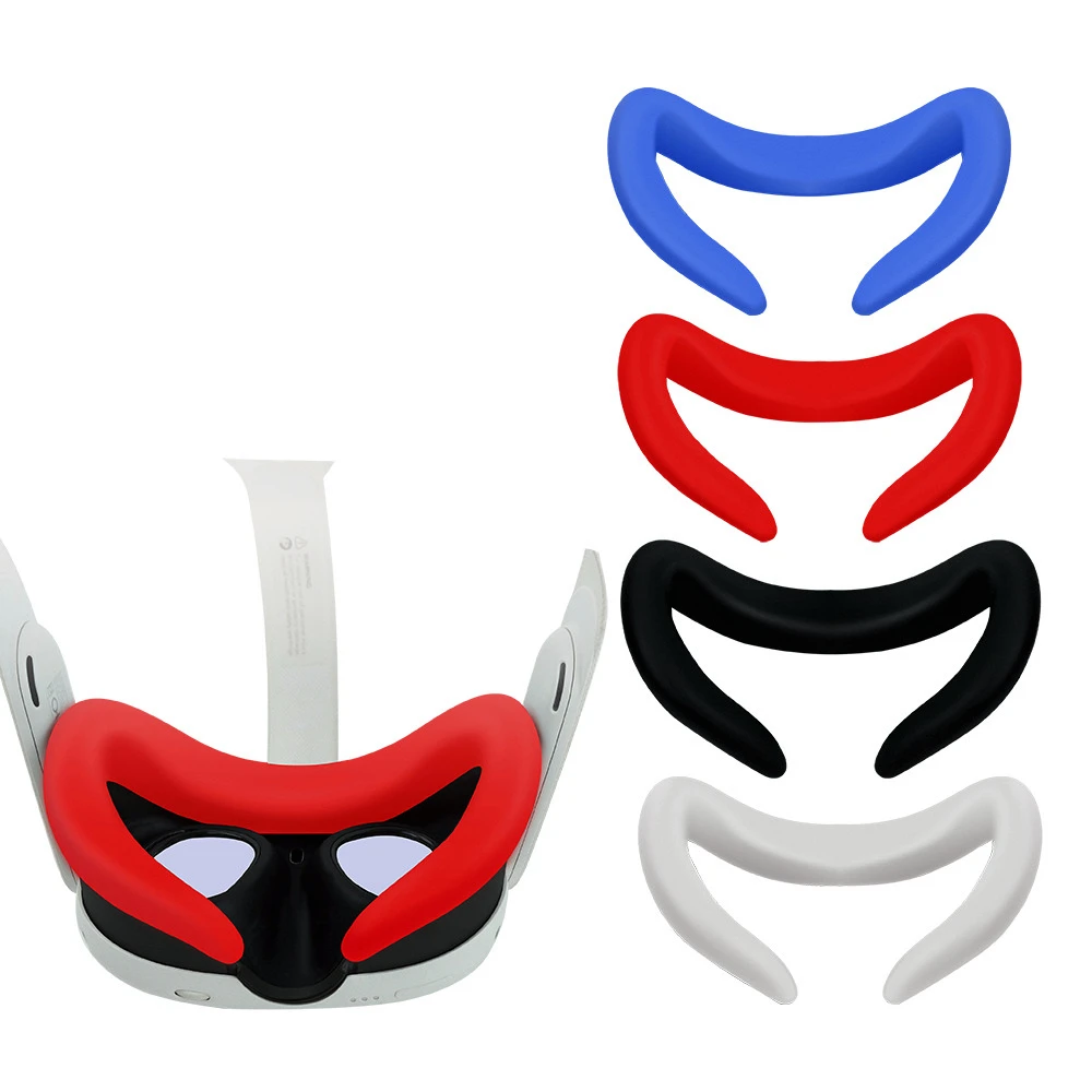 

Suitable For Meta Quest3 Silicone Mask Sweat-Proof And Washable For Comfortable And Skin-Friendly Wear