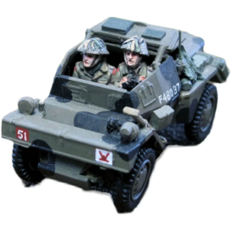 1/72 Scale Die-cast Resin Figure British Army Reconnaissance Vehicle Driver Model Assembly Kit Unpainted Free Shipping