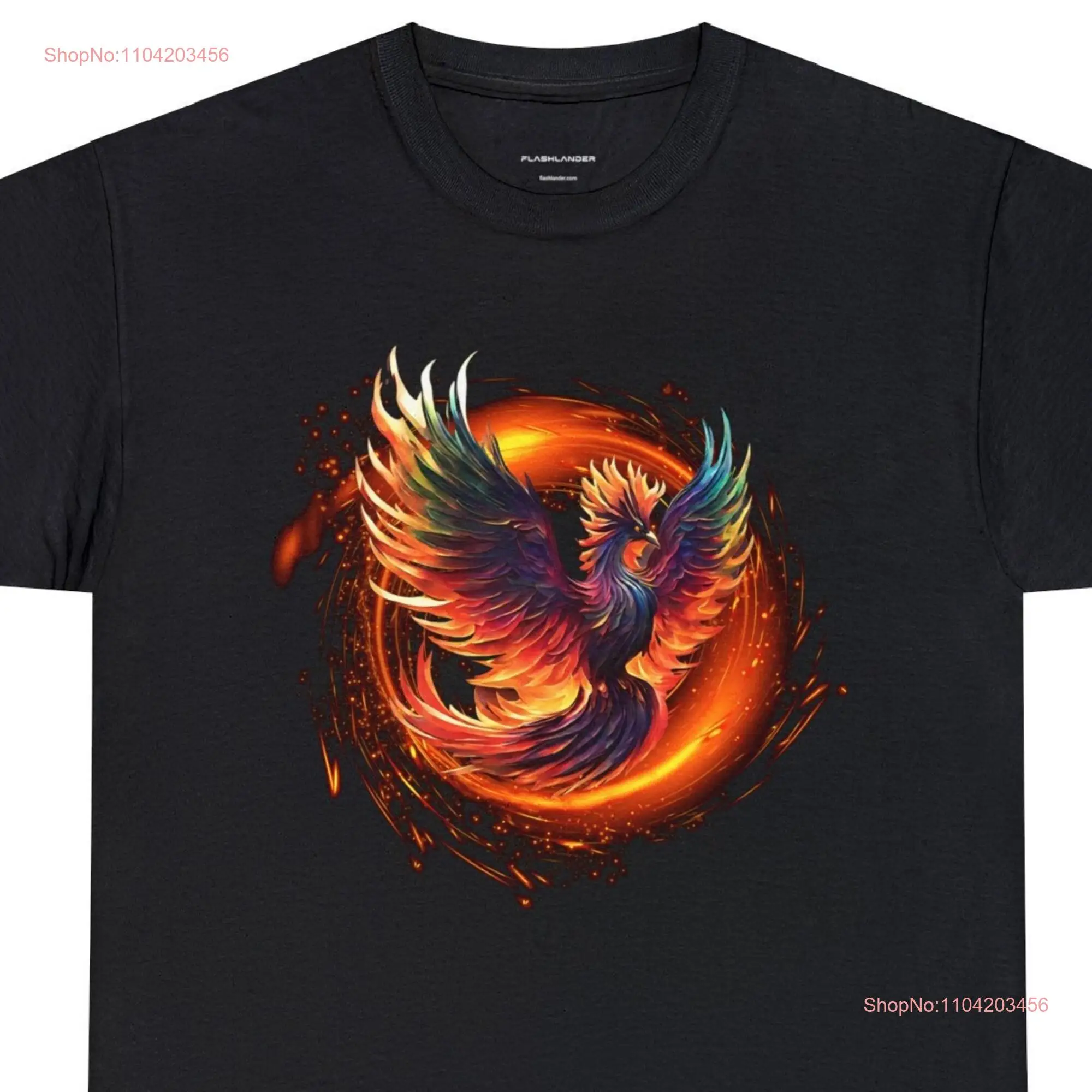 Phoenix T Shirt For Bird Lovers Super Soft Heavy Cotton Aesthetic long or short sleeves