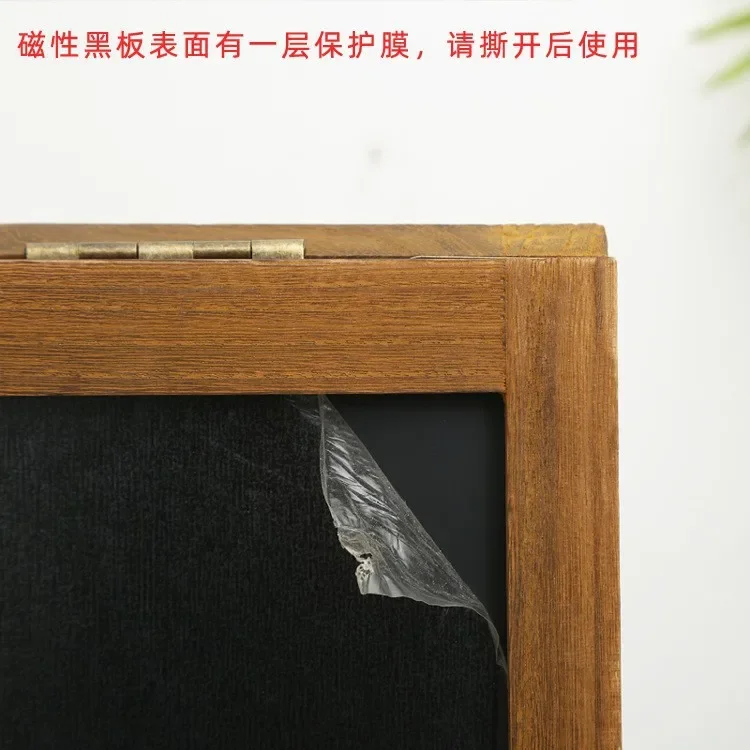 Imagem -06 - Double Sided Magnetic Small Blackboard Childrens Picture Board Display Billboard Loja Comercial Stall Estilo