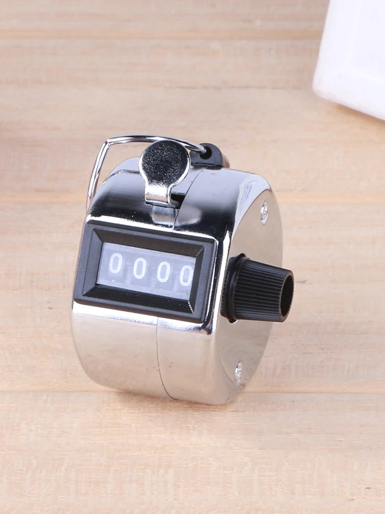 

4 Digit Mechanical Tally Counter Mini Hand Held Clicker for Soccer Golf Warehouse Counting Device