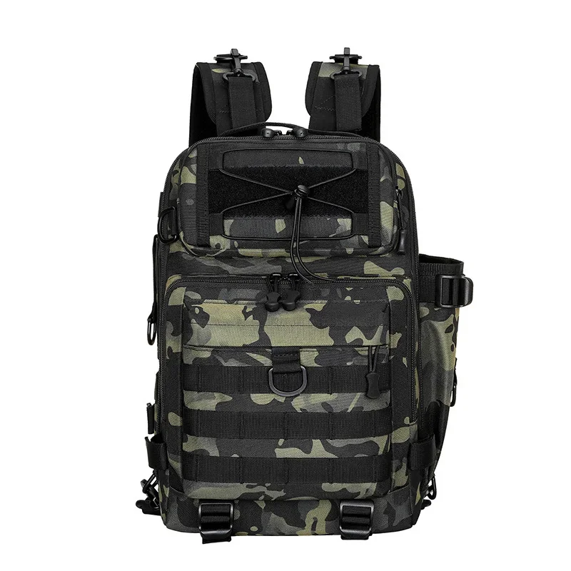 1pc Fishing Tackle Bag Fishing Lure Bait Chest Pack Shoulder Backpack Waterproof Outdoor Hunting Camping Fishing Carry Bags