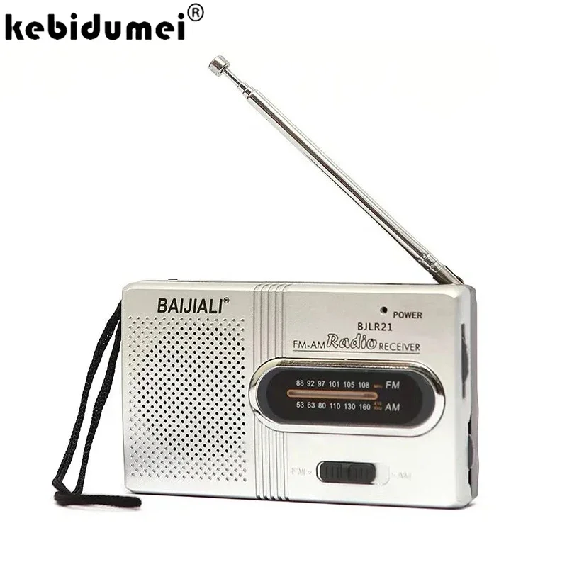 Портативное AM FM-радио, аварийное 2 батареи типа АА, портативное радио, стерео, лучший прием, утренние упражнения для дома